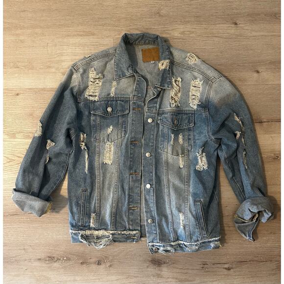 Levi Strauss oversized denim jacket size Medium - Picture 1 of 6